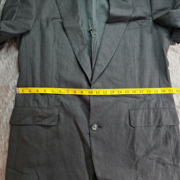 Brooks Brothers Makers Men's Tailored Gray Sport Coat Jacket Blazer 42L - Picture 8 of 11